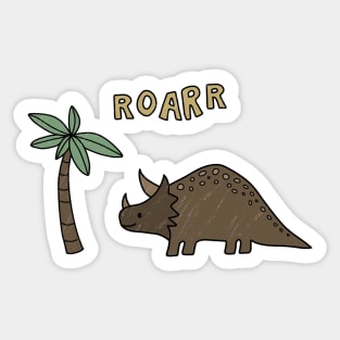 Dinosaur drawing Sticker